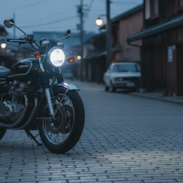旧車バイクの「暗いヘッドライト」を安全に明るく！夜間走行の不安を解消する対策