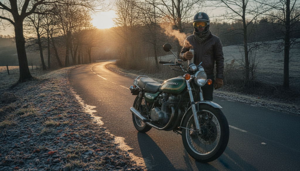 投稿についてもっと詳しく 旧車バイクで冬を快適に走る！寒さ対策と愛車を守るメンテナンス術
