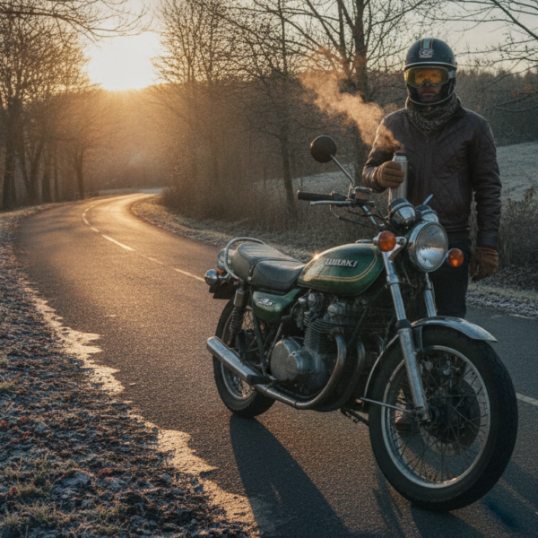 旧車バイクで冬を快適に走る！寒さ対策と愛車を守るメンテナンス術